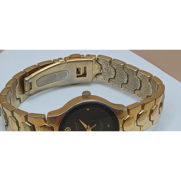 Vintage Precision by Gruen Diamond Quartz Gold-Tone Genuine Diamond Watch main image 6
